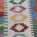 Kilim szőnyeg 145x100 kézi szövésű afgán gyapjú kilim