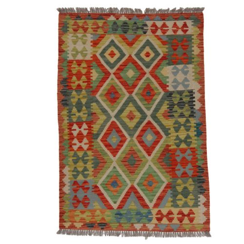 Kilim szőnyeg 150x103 kézi szövésű afgán gyapjú kilim