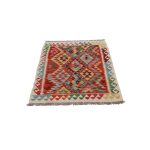 Kilim szőnyeg 143x102 kézi szövésű afgán gyapjú kilim
