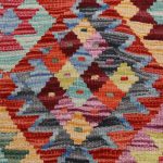 Kilim szőnyeg 143x102 kézi szövésű afgán gyapjú kilim