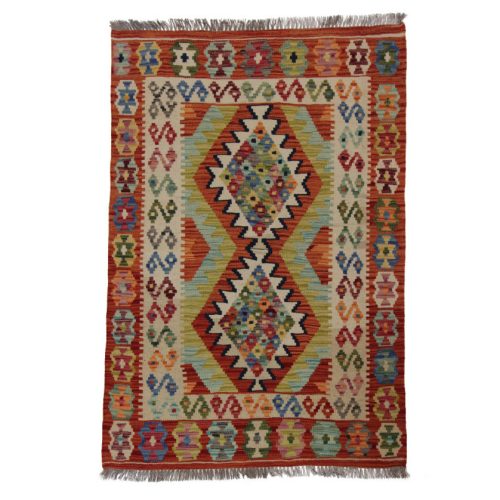 Kilim szőnyeg 146x100 kézi szövésű afgán gyapjú kilim