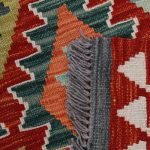 Kilim szőnyeg 155x101 kézi szövésű afgán gyapjú szőttes
