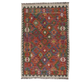Kilim szőnyeg 154x102 kézi szövésű afgán gyapjú kilim