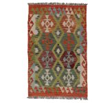 Kilim szőnyeg Chobi 153x98 kézi szövésű afgán gyapjú kilim