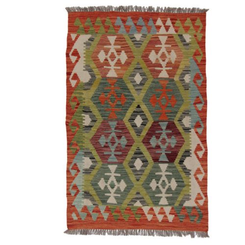 Kilim szőnyeg Chobi 153x98 kézi szövésű afgán gyapjú kilim