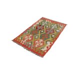 Kilim szőnyeg Chobi 153x98 kézi szövésű afgán gyapjú kilim