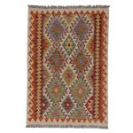 Kilim szőnyeg 145x103 kézi szövésű afgán gyapjú kilim