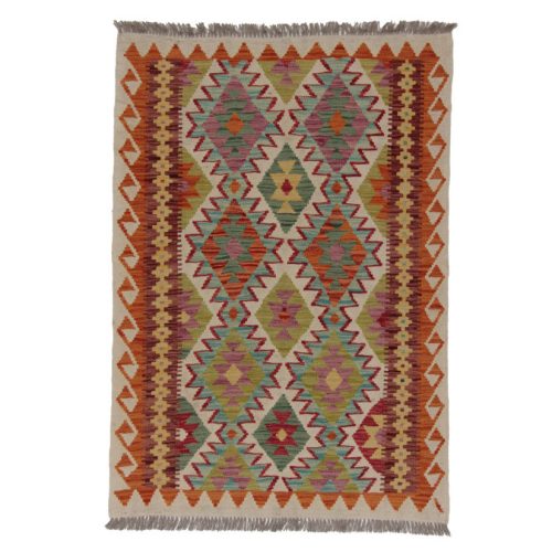 Kilim szőnyeg 145x103 kézi szövésű afgán gyapjú kilim