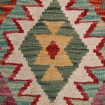 Kilim szőnyeg 145x103 kézi szövésű afgán gyapjú kilim