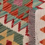 Kilim szőnyeg 145x103 kézi szövésű afgán gyapjú kilim