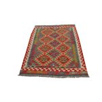 Kilim szőnyeg 149x100 kézi szövésű afgán gyapjú kilim
