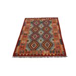 Kilim szőnyeg 146x101 kézi szövésű afgán gyapjú kilim