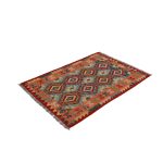 Kilim szőnyeg 146x101 kézi szövésű afgán gyapjú kilim