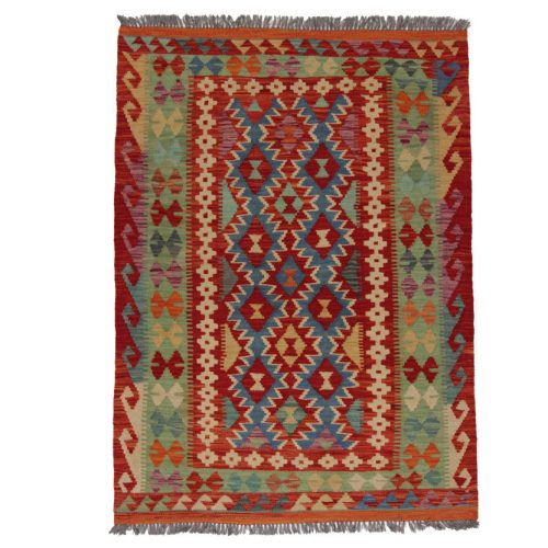 Kilim szőnyeg 154x110 kézi szövésű afgán gyapjú kilim