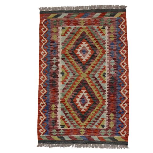 Kilim szőnyeg 152x100 kézi szövésű afgán gyapjú kilim