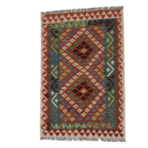 Kilim szőnyeg Chobi 148x99 kézi szövésű afgán gyapjú kilim