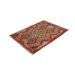 Kézi szövésű Kilim szőnyeg 138x103 afgán gyapjú kilim