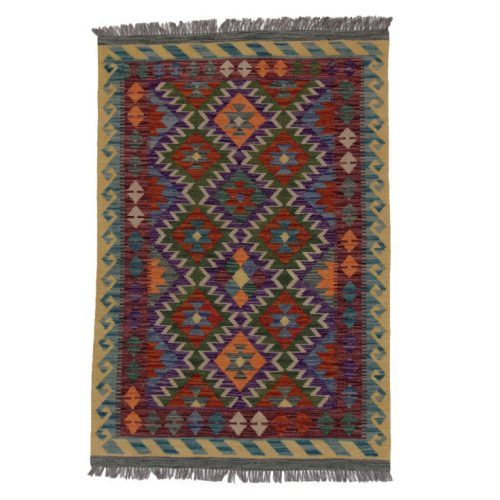 Chobi Kilim szőnyeg 150x110 kézi szövésű afgán gyapjú kilim