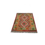 Kilim szőnyeg Chobi 144x98 kézi szövésű afgán gyapjú kilim