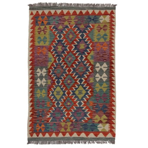 Kilim szőnyeg 152x100 kézi szövésű afgán gyapjú kilim