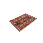 Kilim szőnyeg 148x100 kézi szövésű afgán gyapjú kilim
