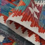 Kilim szőnyeg 148x100 kézi szövésű afgán gyapjú kilim