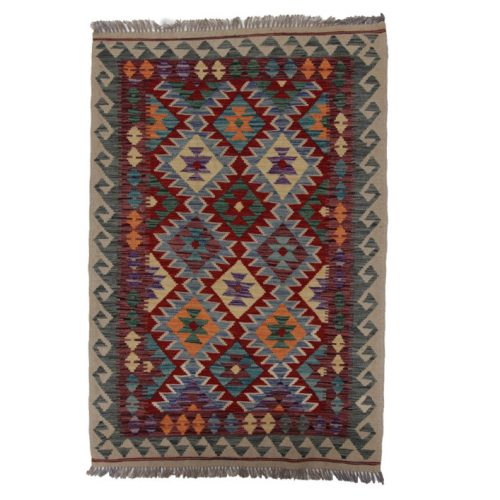 Kilim szőnyeg 157x104 kézi szövésű afgán gyapjú kilim