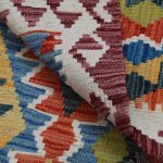 Kilim szőnyeg Chobi 149x99 kézi szövésű afgán gyapjú kilim