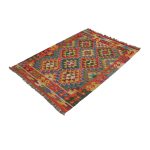 Kilim szőnyeg 144x102 kézi szövésű afgán gyapjú kilim