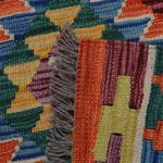 Kilim szőnyeg 144x102 kézi szövésű afgán gyapjú kilim