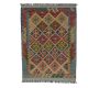 Kilim szőnyeg Chobi 141x104 kézi szövésű afgán gyapjú kilim