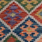 Kézi szövésű Kilim szőnyeg 141x104 afgán gyapjú kilim