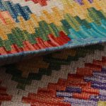 Kézi szövésű Kilim szőnyeg 141x104 afgán gyapjú kilim