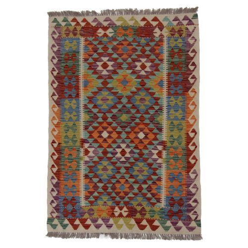 Kilim szőnyeg 150x103 kézi szövésű afgán gyapjú kilim