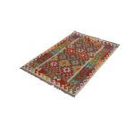 Kilim szőnyeg 150x103 kézi szövésű afgán gyapjú kilim