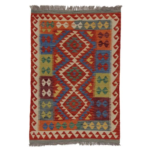 Kilim szőnyeg 148x100 kézi szövésű afgán gyapjú kilim