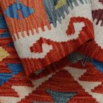 Kilim szőnyeg 148x100 kézi szövésű afgán gyapjú kilim