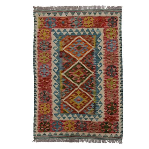 Kilim szőnyeg 148x103 kézi szövésű afgán gyapjú kilim