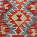 Kilim szőnyeg 156x100 kézi szövésű afgán gyapjú kilim