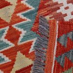 Kilim szőnyeg 156x100 kézi szövésű afgán gyapjú kilim
