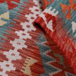 Kilim szőnyeg 156x100 kézi szövésű afgán gyapjú kilim