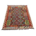 Kilim szőnyeg 151x105 kézi szövésű afgán gyapjú kilim