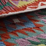 Kilim szőnyeg 151x105 kézi szövésű afgán gyapjú kilim