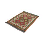 Kilim szőnyeg 143x105 kézi szövésű afgán gyapjú kilim