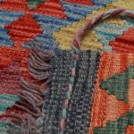 Kilim szőnyeg 143x105 kézi szövésű afgán gyapjú kilim