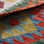 Kilim szőnyeg 143x105 kézi szövésű afgán gyapjú kilim