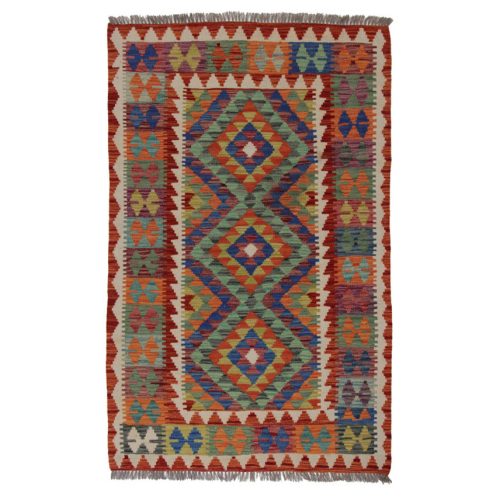 Chobi Kilim szőnyeg 167x106 kézi szövésű afgán gyapjú kilim