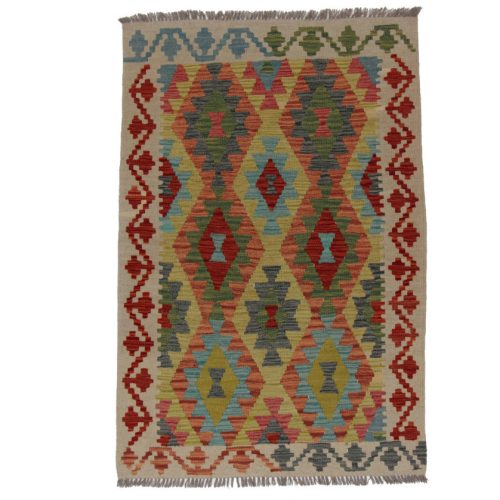 Kilim szőnyeg 157x103 kézi szövésű afgán gyapjú kilim