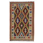 Kilim szőnyeg 147x101 kézi szövésű afgán gyapjú kilim