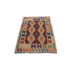 Kilim szőnyeg 147x101 kézi szövésű afgán gyapjú kilim